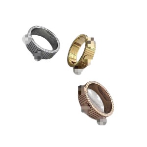 2026 New Arrival Stainless Steel Elastic Bracelet With Screw Luxury Designer Unlimited Flexible Bracelet and Ring Set for Love - Product Image 5