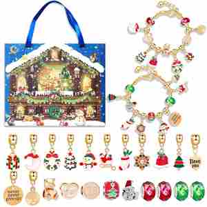 Wholesale DIY Jewelry Making Kit Stainless Steel <b>Beads</b> Fashion Accessories for Bracelet Christmas Blind Box for Charm Bracelet - Product Image 3