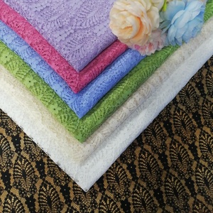 2025 Chất Lượng Cao Trọng Lượng Nhẹ Vải Ren Thoáng Khí Ngọn Ngọn Ngọn Tháp Mô Hình Jacquard Lưới Vải Cho Dresses Và Veil & Khăn - Product Image 6