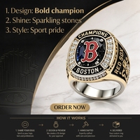 Bagues de championnat personnalisées pour hommes, enfants, jeunes, équipes sportives, avec logo et nom d'équipe, pour récompenses de football, basketball, baseball, softball, soccer.