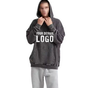 Ventes en gros de sweats à capuche pour hommes en batik vintage à épaules tombantes, lourds, 420 g, personnalisés, brodés, amples, lavés, surdimensionnés - Product Image 3