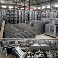 Grille de ventilation sur mesure en tôle, poinçonnée, rainurée et pliée en acier inoxydable poli pour unité CVC industrielle