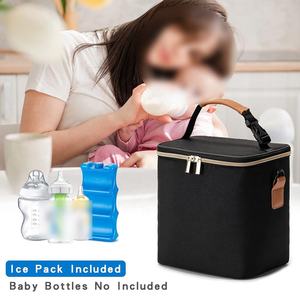 Borsa Termica per Latte Materno con Pacco Ghiaccio, Portabiberon Portatile per Asilo Nido e Viaggi, Borsa Termica per Pannolini - Product Image 5