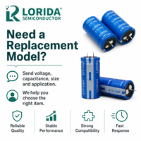 Condensateur supercapaciteur Lorida grande capacité 2,7 V 300 F pour la production d'énergie éolienne et le stockage d'énergie