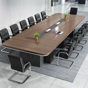 Conference Table Meeting 20 Person Conference Furniture Office Table Multifunction Conference Asian Rectangle Panel office