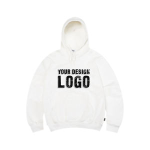 Sweat-shirt pour homme en molleton français décontracté de couleur unie, taille plus, logo personnalisé, épaules tombantes, jogging ample, sweat-shirt de sport pour homme - Product Image 5