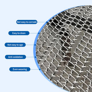 Cinta transportadora de malla de alambre de funcionamiento suave a precio de fábrica para línea de montaje de panadería y pan - Product Image 5
