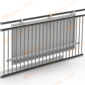 Para Shinefar 600W/700W On-Grid Mini Sistema Solar Plug Play balcón jardín Micro inversor Panel de silicio monocristalino para el hogar - Product Image 2
