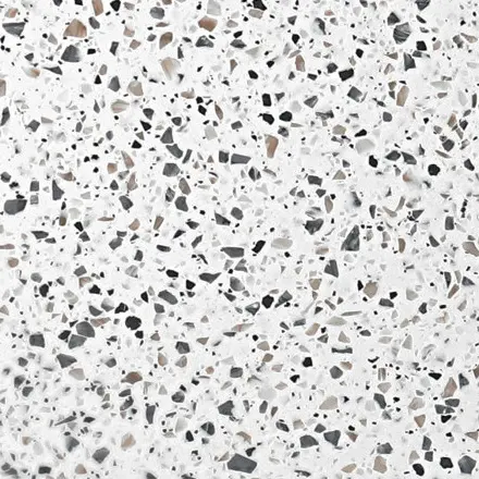 Gạch lát sàn terrazzo màu trắng hoặc tùy chỉnh và tấm gạch terrazzo khảm đá cẩm thạch