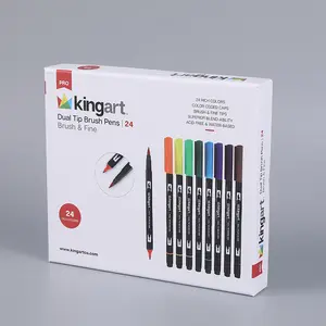 Aquarell Stift Marker Stift Malerei liefert Verpackung Box Abdeckung Karton Verpackung Produkt Box