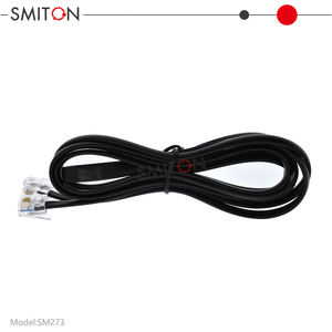 <span class=keywords><strong>Cable</strong></span> Telefónico <span class=keywords><strong>Plano</strong></span> RJ12 Negro de <span class=keywords><strong>6</strong></span> <span class=keywords><strong>Hilos</strong></span>, 26AWG, 1m - Product Image 6
