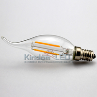 Ampoule décorative AC230/110V Ampoule à filament LED à intensité variable 2W/4W/6W sans scintillement 2200-6500K Température de couleur CRI>80 3 ans