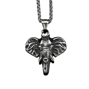 Stainless Steel <b>Elephant</b> Pendant Themed Animal Charm For Men Women <b>Gift</b> Jewelry - Product Image 5