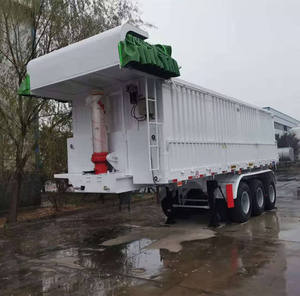 Good Steel 35 CBM 50 Tons Rear Dump Truck Semi <b>Trailer</b> for Sale - Product Image 3