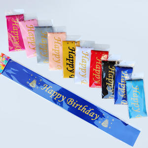 Set de Diadema y Cinturón de Hombro Color Caramelo para Cumpleaños, con Icono de Pastel Feliz de Plástico PP, Accesorios para Fotos con Atmósfera Festiva - Product Image 3