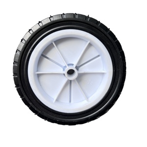 Roues <span class=keywords><strong>en</strong></span> caoutchouc de haute qualité pour tondeuse à <span class=keywords><strong>gazon</strong></span> de 7 pouces avec roulement à billes, pièce de rechange pour coupe-herbe - Product Image 2