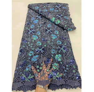 Gran oferta, buen precio, tela de encaje brillante, precio competitivo, 5 yardas, tela de encaje africano, encaje de guipur para vestido de novia - Product Image 3