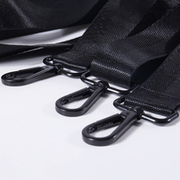 Sangle d'épaule réglable en nylon noir personnalisable pour sacs