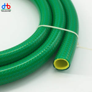 <span class=keywords><strong>Tuyau</strong></span> <span class=keywords><strong>d</strong></span>'<span class=keywords><strong>arrosage</strong></span> de jardin en PVC renforcé flexible haute pression personnalisé avec impressions de marque, emballé par le fabricant - Product Image 4