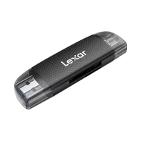 Lecteur de carte Lexar 2 en 1 USB 3.2 USB-A de transmission haute vitesse Interface Type-C Lecteur de carte mémoire SD LRW310U