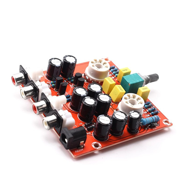 XH-A201 Audiophile-Grade 6J1 Tube Amplifier Preamp Board HIFI Class Tone Board Finished Product Not Assembled by Default