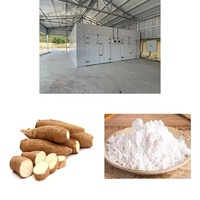 Cassave Meel Verwerkingsmachine Commerciële Fruit En Groente Dehydrator Data Zonne-Droogmachine