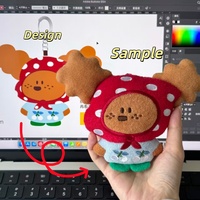 Jouets en peluche doux fabriqués par le fabricant, faible MOQ, personnalisables, animaux en peluche à haute réductibilité, sacs en peluche uniques, super doux, en maille