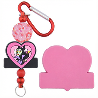 Offre Spéciale Vente en Gros Accessoires de Fabrication de Bijoux Personnalisés DIY Clips en Papier TV Perles Focal PVC Perles Silicone