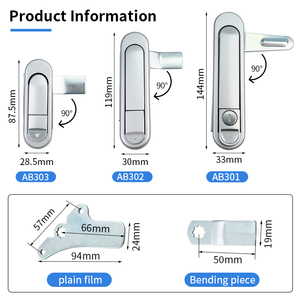 Chất lượng cao kẽm hợp kim điện tủ khóa với 2 phím công nghiệp tuôn ra đòn bẩy nén chốt tính năng chống thấm nước - Product Image 3