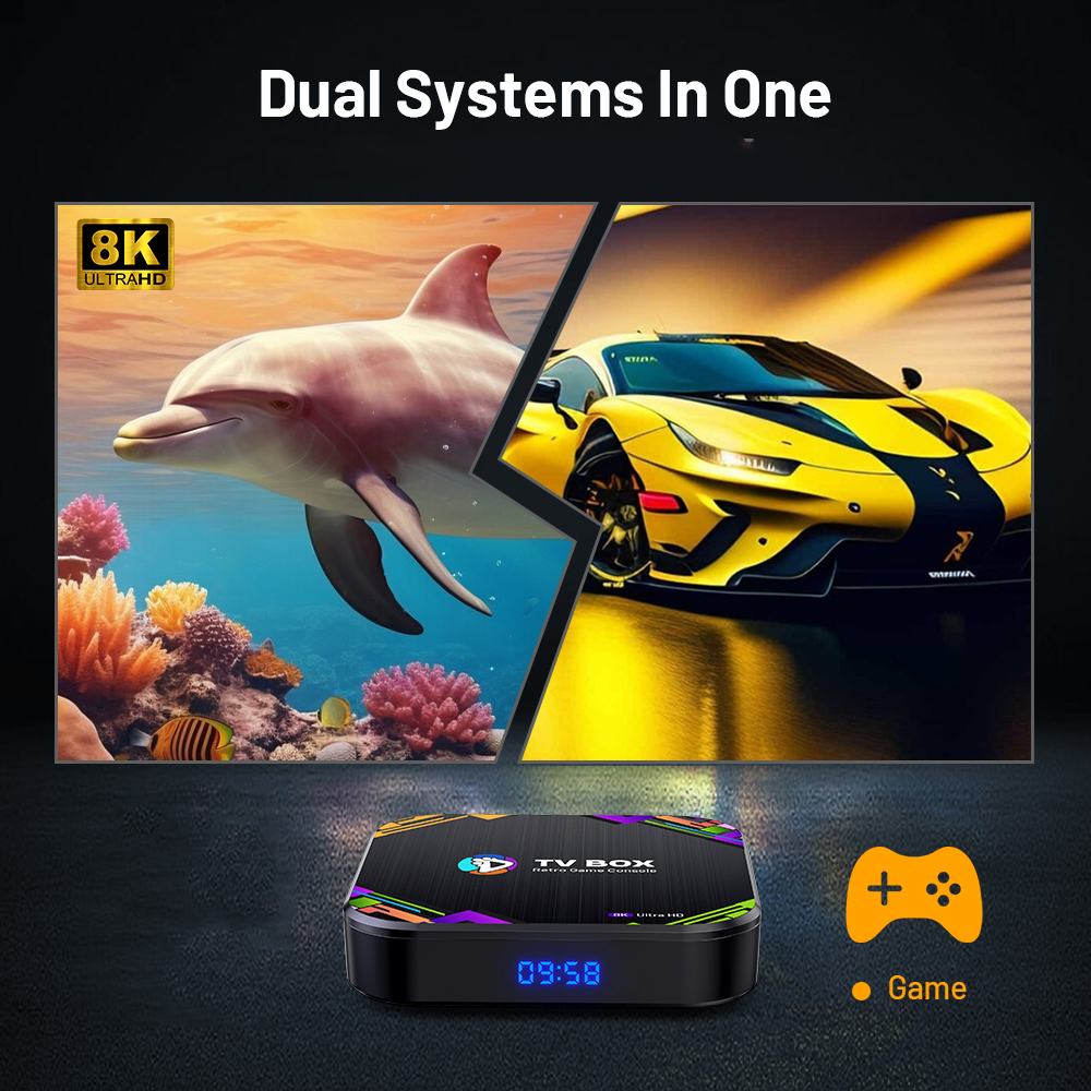 KINHANK Super Console X8: Retro Game Console With 30000 Built-In
