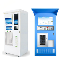 Distributeur d'eau libre-service haute capacité, borne de remplissage d'eau avec filtration RO complète pour la création de entreprises de revente