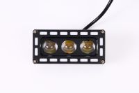 Phare antibrouillard/feux de route LED Yongyou YYZ-02 haute luminosité 6500 lumens avec lentille optique, antichoc, 12-50V, pour moto, longue autonomie