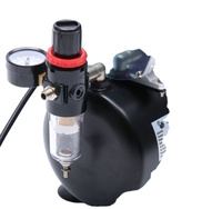 Compresseur d'air portable AS186 Mini, sans huile, refroidi par air, avec pompe et moteur, réservoir de 3L, 100-240V