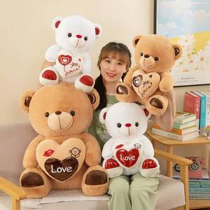 Wholesale Custom Valentine's Day Red Love Hug Teddy Bear Plush <b>Stuffed</b> Animals <b>Toys</b> <b>Soft</b> Skin Mother's Day Christmas Girl Gift - Product Image 5