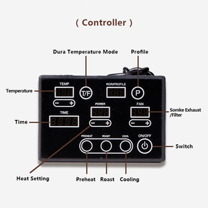 스카이 워커 공장 공급 가정용 드럼 커피 로스터 전기 가정용 커피 콩 로스팅 머신 커피 로스터 - Product Image 3