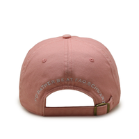 Gorra de Béisbol DIMEI Modelo 253613 Unisex con Logotipo Personalizado en Relieve, Estilo Cola de Caballo, 6 Paneles, Lona Ajustable, Patrón de Letras, Tela Común