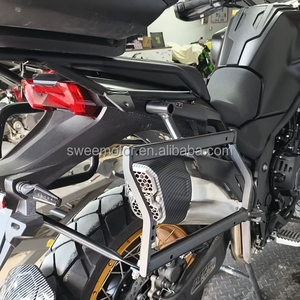 สำหรับ voge 525 DSX ตัวยึดด้านข้างของรถจักรยานยนต์โครงเหล็กคาร์บอนอุปกรณ์เสริมแร็บจักรยานสแตนเลส - Product Image 4