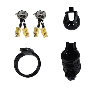 FRRK Nuevo Candado de Castidad de Doble Llave para Hombres, Dispositivo de Castidad de Resina para Entrenamiento y Control del Deseo, Anti-escape - Product Image 5