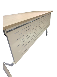 Flexible Modern Office Furniture Round <b>Folding</b> Training <b>Table</b> For Conference And Sectional Meeting Room - Product Image 2