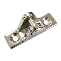 Charnière pivotante pour bimini en acier inoxydable 316 usinée CNC, finition poli miroir, pour auvent de bateau marin, charnière de pont, directement de l'usine