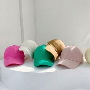 Gorra de Béisbol Personalizable con Bordado, 12 Colores Sólidos, Gorra Deportiva de Algodón Lisa de 6 Paneles para Niños, Protección Solar a la Moda - Product Image 3