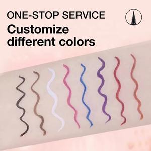 LOZEE <span class=keywords><strong>Eyeliner</strong></span> <span class=keywords><strong>Gel</strong></span> tahan air ujung kustom kemasan kosmetik grosir Label pribadi OEM - Product Image 6