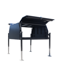 Toldo de Aluminio para Camioneta con Patas Desmontables