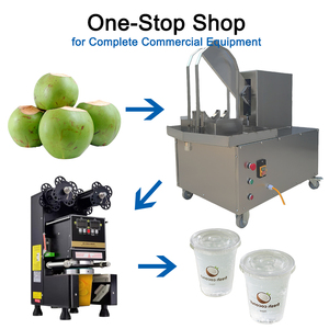 Heavy-Duty Stainless Steel <b>Coconut</b> Opening Machine Electric <b>Coconut</b> <b>Opener</b> Cutter - Product Image 3