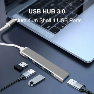 Ổ Cắm <span class=keywords><strong>Usb</strong></span> Đa Cổng 4 Cổng Hỗ Trợ Otg Ổ Cắm <span class=keywords><strong>Usb</strong></span> 3.0 Cho Ipad Máy Tính Xách Tay Macbook Pro Bộ Chuyển Đổi Hub <span class=keywords><strong>Usb</strong></span> Type C Tốc Độ Cao - Product Image 6
