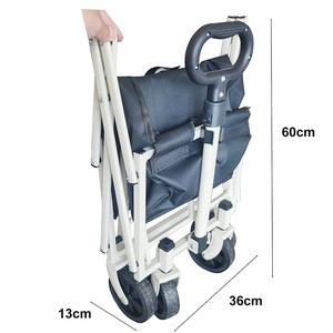 <span class=keywords><strong>Chariot</strong></span> <span class=keywords><strong>pliable</strong></span> à quatre roues en acier léger pour l'extérieur, <span class=keywords><strong>chariot</strong></span> <span class=keywords><strong>de</strong></span> camping, <span class=keywords><strong>chariot</strong></span> <span class=keywords><strong>de</strong></span> <span class=keywords><strong>plage</strong></span> pour enfants, utilisation pour les courses, poussée <span class=keywords><strong>pliable</strong></span> - Product Image 6