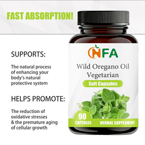 Cápsulas Vegetarianas de Aceite de Orégano Silvestre OEM ODM con Aceite de Orégano que Favorecen la Salud Celular, Digestiva, Oral y Respiratoria - Product Image 4