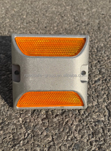 Marcador de Seguridad Vial de Aluminio Tipo Ojo de Gato, Reflectante, Económico, para Pavimento - Product Image 2