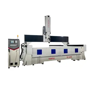 SUNTEC จีนที่ดีที่สุดเครื่อง CNC ยี่ห้อเครื่องแกะสลัก 3D 4x8 CNC Router พร้อมโต๊ะสูญญากาศ 3D แม่พิมพ์ CNC