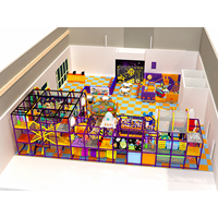 Structure de jeu intérieure pour enfants, ensemble de zone d'escalade durable et sécurisée de qualité supérieure, idéal pour les centres commerciaux - Vente chaude